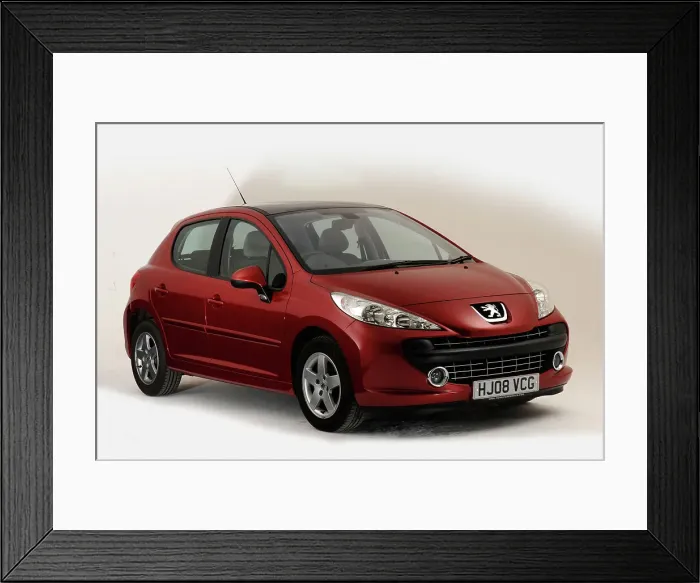 Framed Print : 2008 Peugeot 207 Framed Print : 2008 Peugeot 207