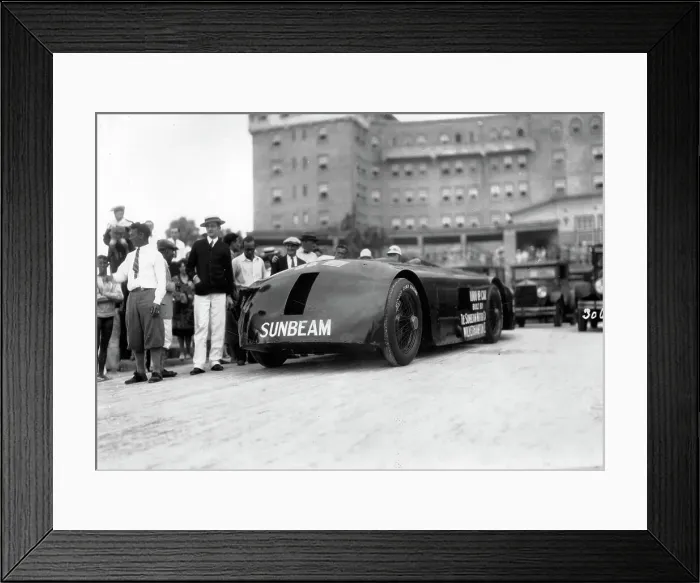 Framed Print : Sunbeam 1000hp World Land speed record attempt at Daytona 1927 Framed Print : Sunbeam 1000hp World Land speed record attempt at Daytona 1927