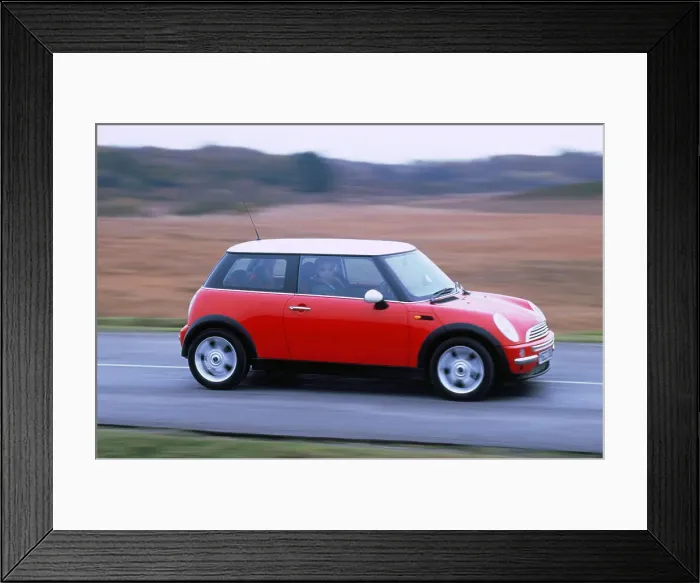 Framed Print : 2001 Mini Cooper Framed Print : 2001 Mini Cooper