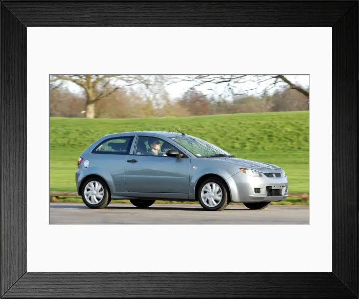 Framed Print : 2007 Proton Satria Neo 1.3 Framed Print : 2007 Proton Satria Neo 1.3