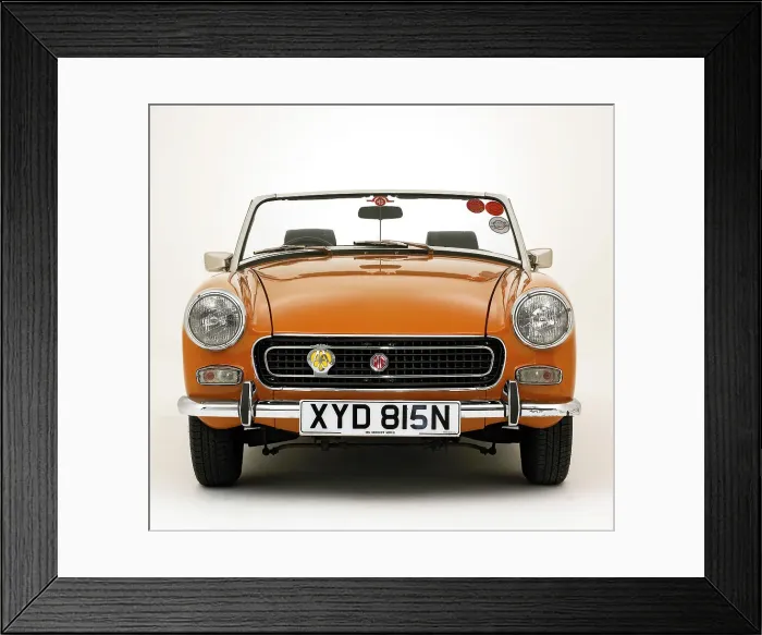 Framed Print : 1975 MG Midget Framed Print : 1975 MG Midget