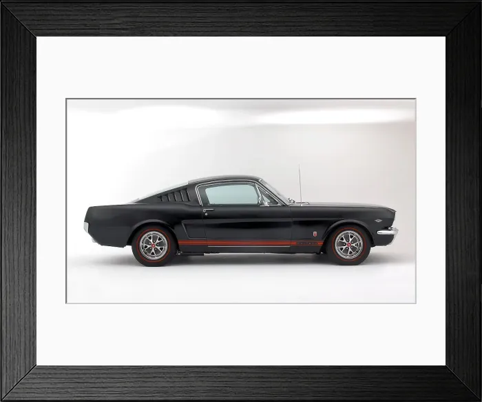 Framed Print : 1966 Ford Mustang 289 GT Framed Print : 1966 Ford Mustang 289 GT