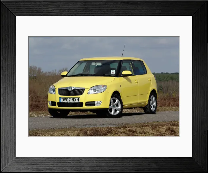 Framed Print : 2008 Skoda Fabia 2 Framed Print : 2008 Skoda Fabia 2