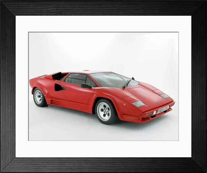 Framed Print : 1988 Lamborghini Countach Framed Print : 1988 Lamborghini Countach
