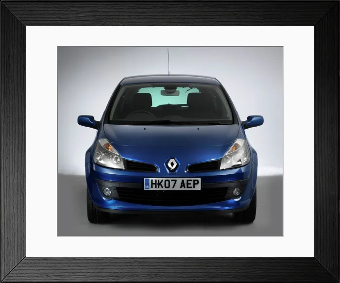 Framed Print : 2007 Renault Clio Framed Print : 2007 Renault Clio