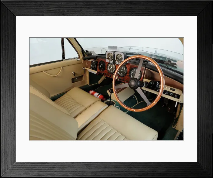 Framed Print : Aston Martin DB2-4 works 1956. Artist: Simon Clay Framed Print : Aston Martin DB2-4 works 1956. Artist: Simon Clay