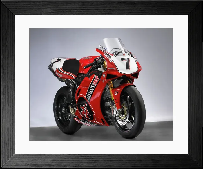 Framed Print : 2000 & 2001 Ducati racing bike Framed Print : 2000 & 2001 Ducati racing bike