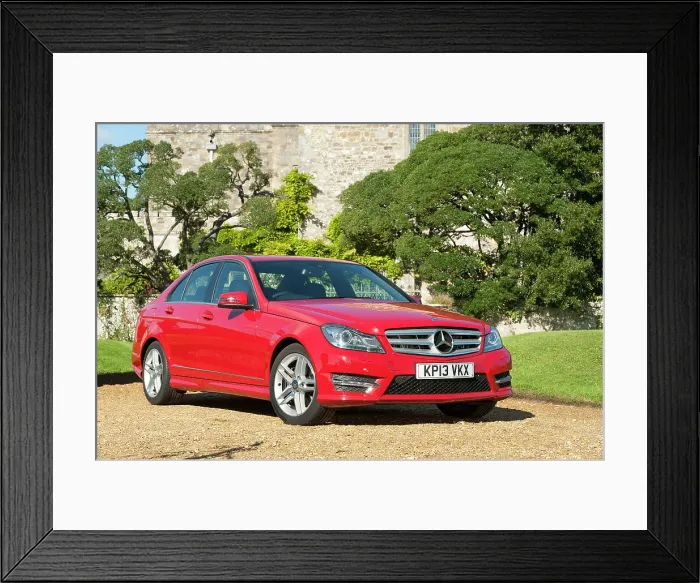 Framed Print : 2013 Mercedes Benz C350 AMG Framed Print : 2013 Mercedes Benz C350 AMG