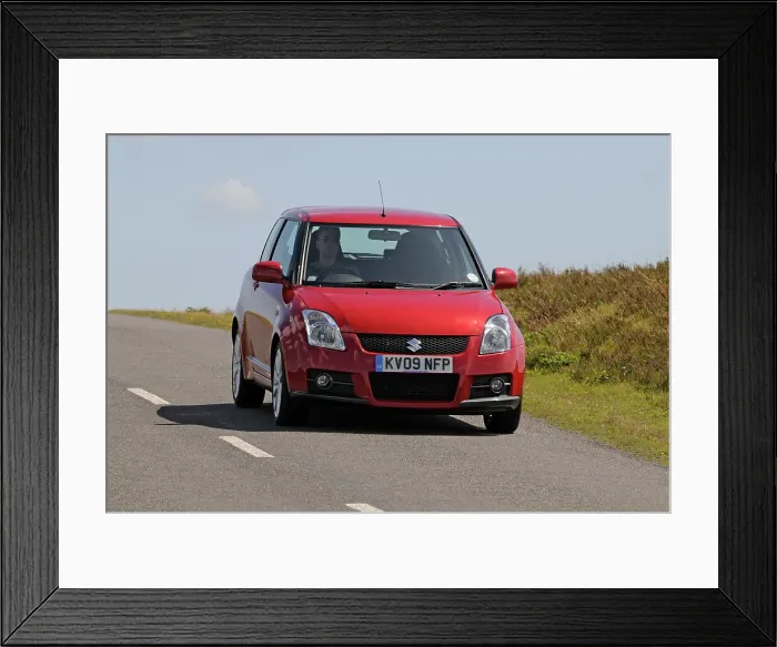 Framed Print : 2009 Suzuki Swift Sport Framed Print : 2009 Suzuki Swift Sport