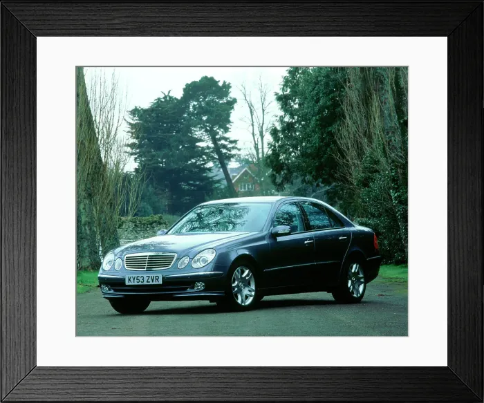 Framed Print : 2003 Mercedes Benz E320 cdi Avantgarde Framed Print : 2003 Mercedes Benz E320 cdi Avantgarde
