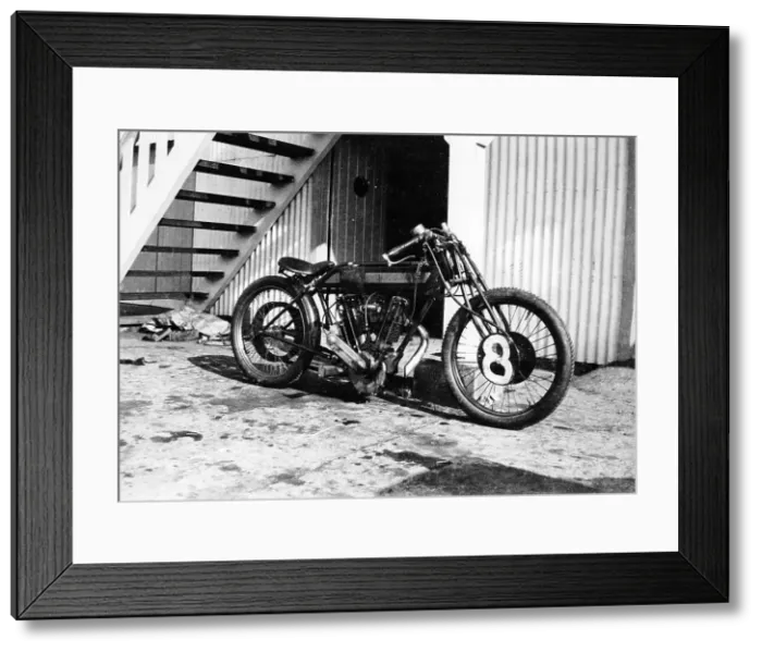 Framed Print : A Matchless bike, pre 1914 Framed Print : A Matchless bike, pre 1914