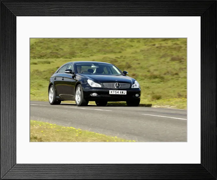 Framed Print : 2005 Mercedes Benz CLS500 Framed Print : 2005 Mercedes Benz CLS500