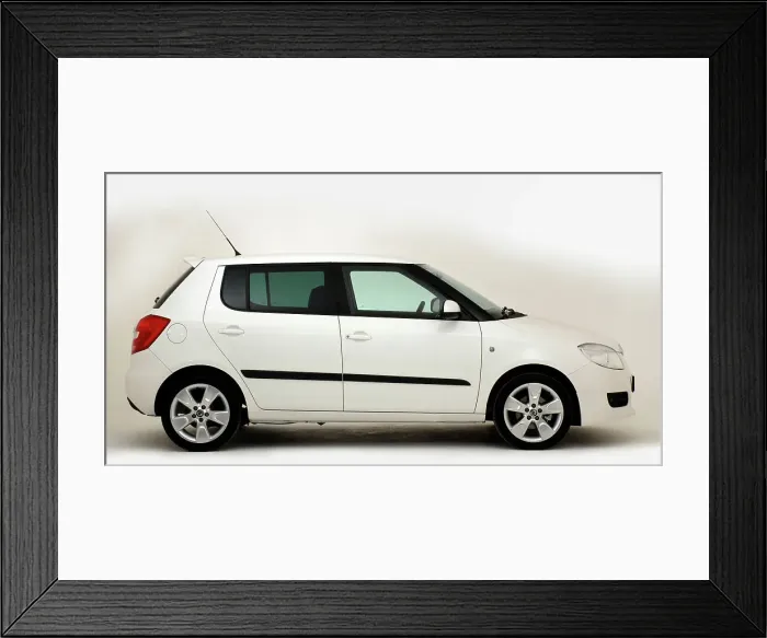 Framed Print : 2010 Skoda Fabia HTP Framed Print : 2010 Skoda Fabia HTP