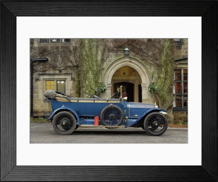Framed Print : Napier open tourer 1913. Artist: Simon Clay Framed Print : Napier open tourer 1913. Artist: Simon Clay