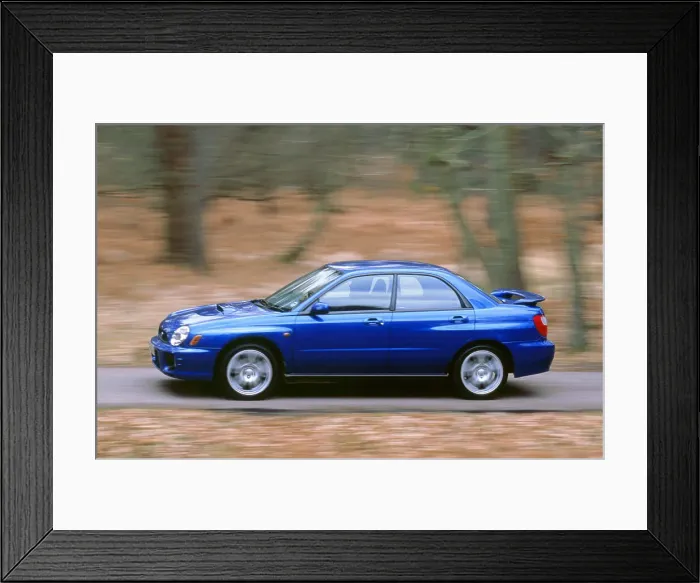Framed Print : 2001 Subaru Impreza WRX Framed Print : 2001 Subaru Impreza WRX