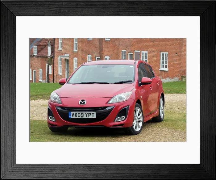 Framed Print : 2009 Mazda 3 2.2D Sport Framed Print : 2009 Mazda 3 2.2D Sport