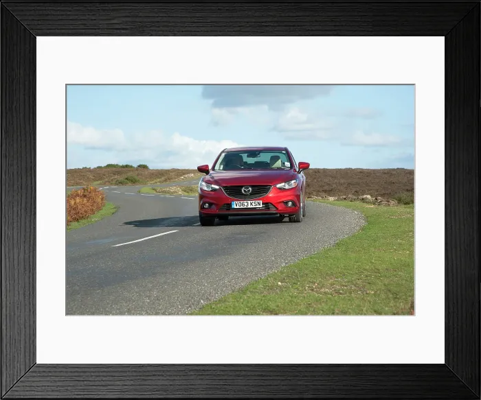 Framed Print : 2013 Mazda 6 2.2D Sport Nav Framed Print : 2013 Mazda 6 2.2D Sport Nav