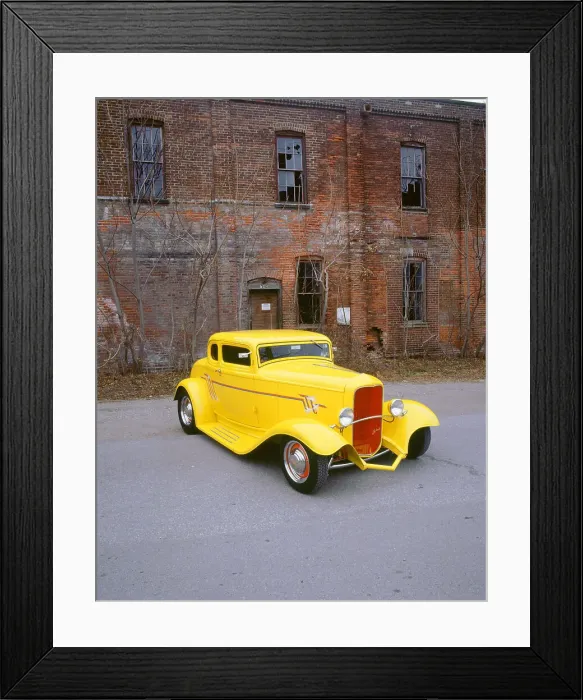 Framed Print : 1932 Ford V8 coupe customised Framed Print : 1932 Ford V8 coupe customised
