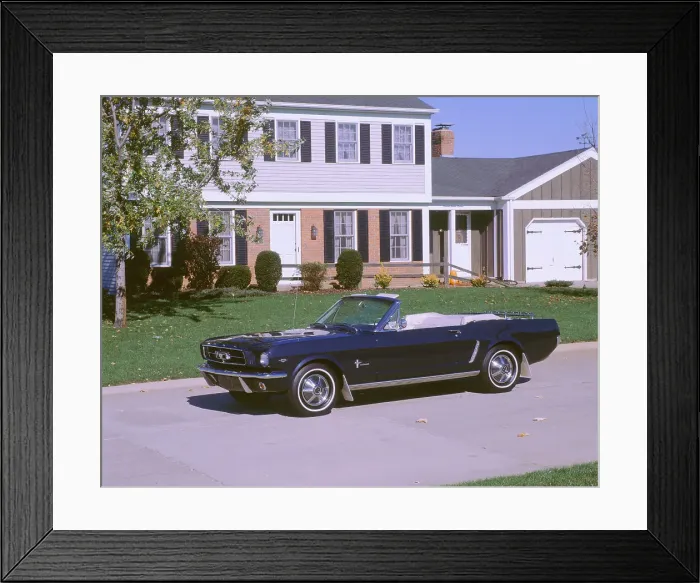 Framed Print : 1966 Ford Mustang 289 convertible Framed Print : 1966 Ford Mustang 289 convertible