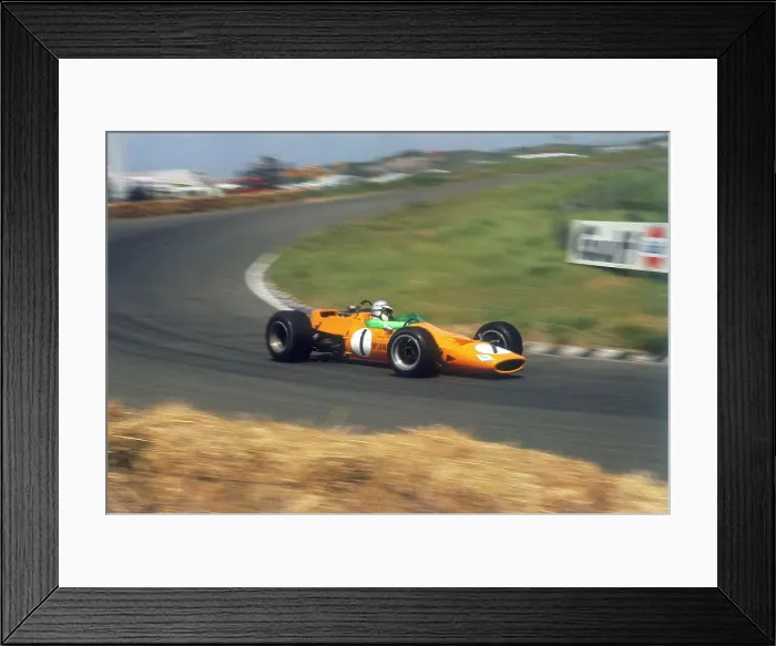 Framed Print : Denny Hulme, Dutch Grand Prix, Zandvoort, 1968 Framed Print : Denny Hulme, Dutch Grand Prix, Zandvoort, 1968