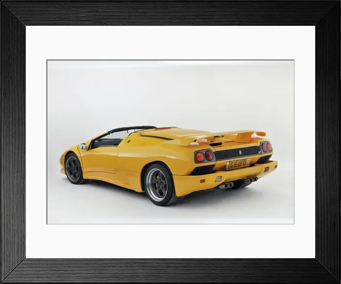 Framed Print : 1996 Lamborghini Diablo VT Roadster Framed Print : 1996 Lamborghini Diablo VT Roadster