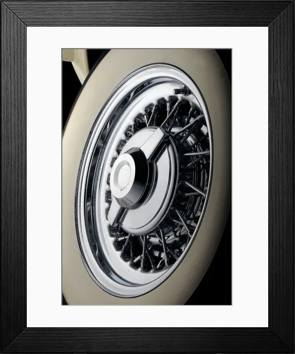 Framed Print : Dual Ghia 1957. Artist: Simon Clay Framed Print : Dual Ghia 1957. Artist: Simon Clay