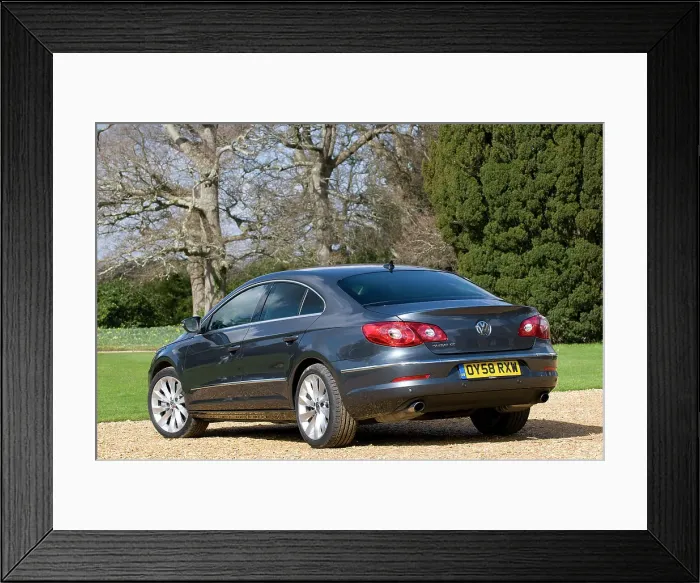 Framed Print : 2009 Volkswagen Passat CC Coupe Framed Print : 2009 Volkswagen Passat CC Coupe