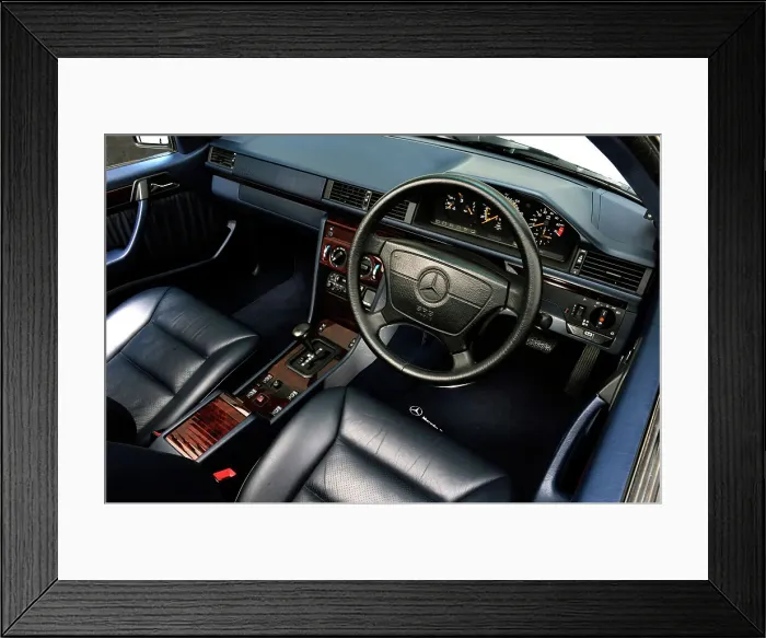 Framed Print : 1995 Mercedes Benz E220 Convertible Framed Print : 1995 Mercedes Benz E220 Convertible