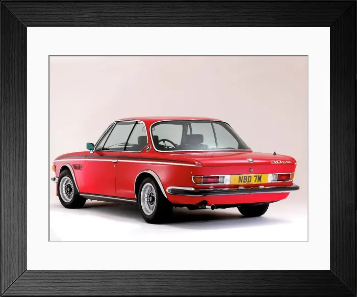 Framed Print : 1973 BMW 3.0 CSL