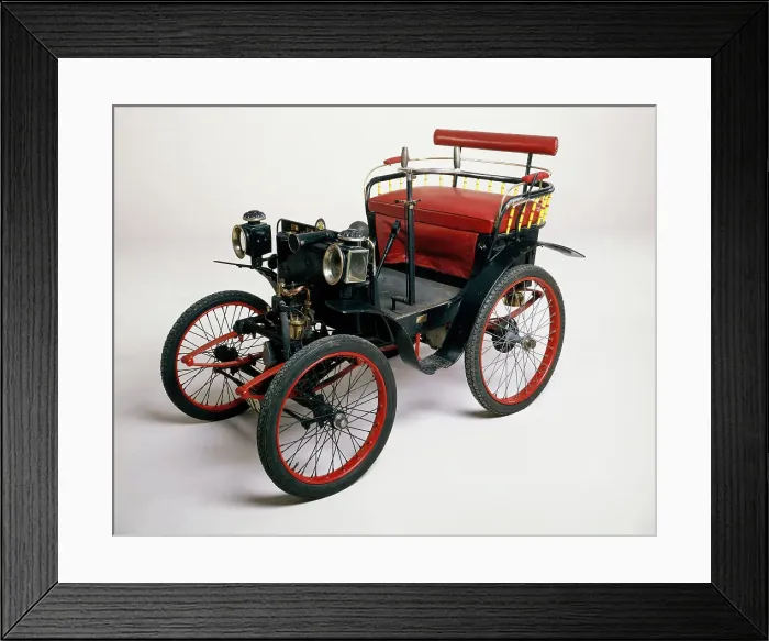 Framed Print : An 1899 Renault 1.75hp