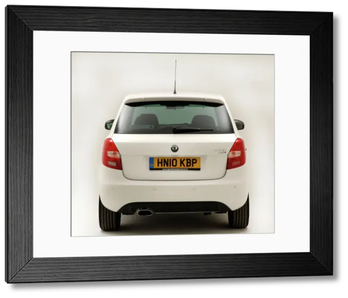Framed Print : 2010 Skoda Fabia HTP Framed Print : 2010 Skoda Fabia HTP