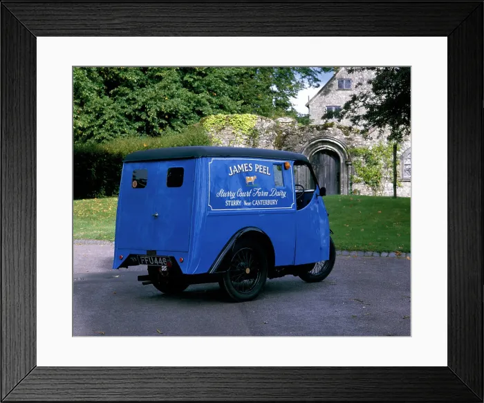 Framed Print : A 1947 Reliant Van three wheeler Framed Print : A 1947 Reliant Van three wheeler