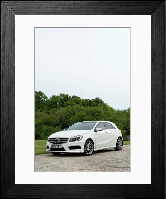 Framed Print : 2013 Mercedes Benz A Class 250 AMG Framed Print : 2013 Mercedes Benz A Class 250 AMG