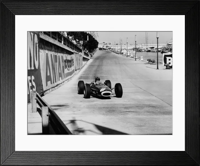 Framed Print : Graham Hill, Monaco Grand Prix, 1964 Framed Print : Graham Hill, Monaco Grand Prix, 1964