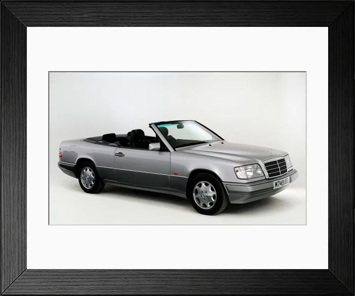 Framed Print : 1995 Mercedes Benz E220 Convertible Framed Print : 1995 Mercedes Benz E220 Convertible