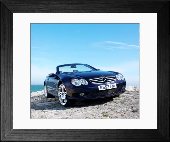 Framed Print : 2003 Mercedes Benz SL55 AMG Framed Print : 2003 Mercedes Benz SL55 AMG