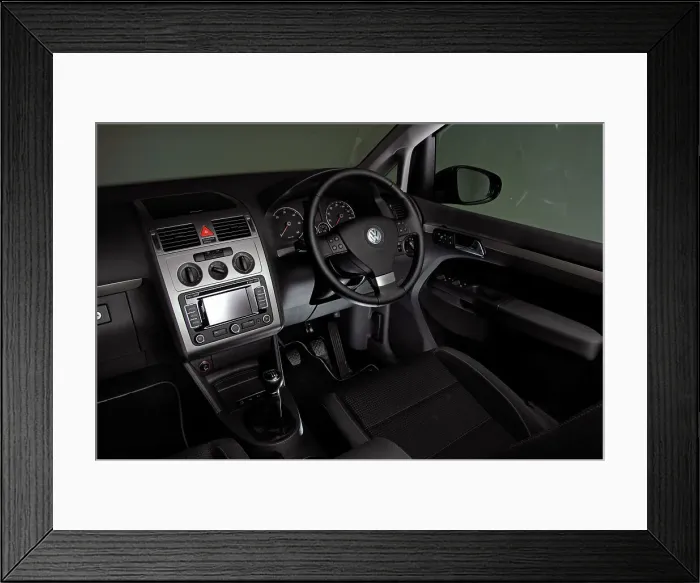 Framed Print : 2009 Volkswagen Touran Tdi Framed Print : 2009 Volkswagen Touran Tdi