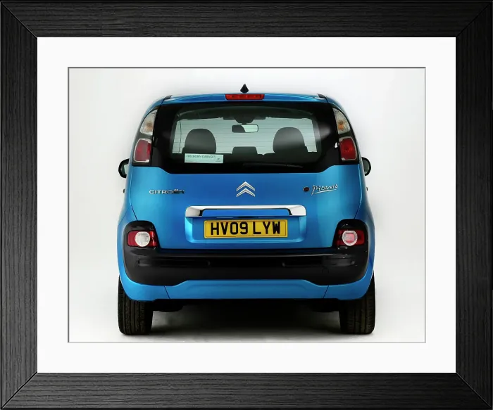 Framed Print : 2009 Citroen C3 Picasso