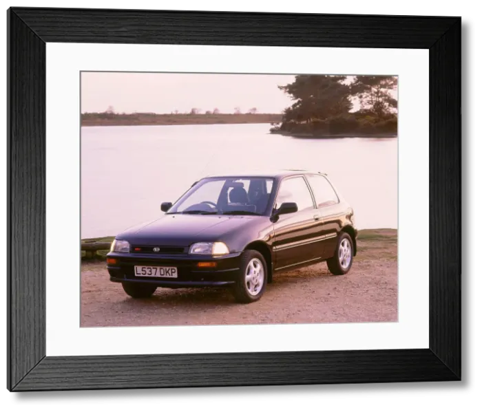 Framed Print : 1994 Daihatsu Charade Gti Framed Print : 1994 Daihatsu Charade Gti