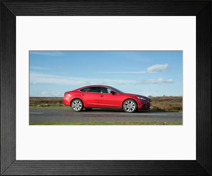 Framed Print : 2013 Mazda 6 2.2D Sport Nav Framed Print : 2013 Mazda 6 2.2D Sport Nav
