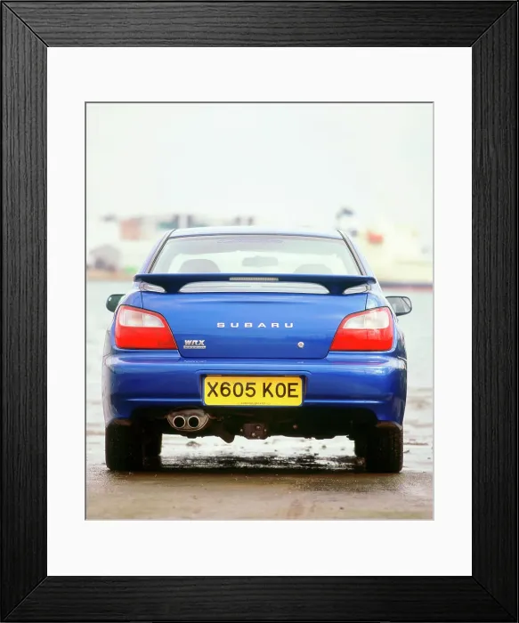 Framed Print : 2001 Subaru Impreza WRX Framed Print : 2001 Subaru Impreza WRX