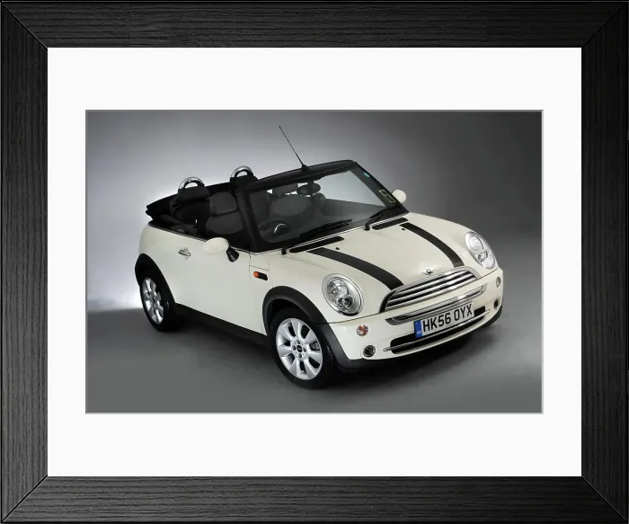 Framed Print : 2006 Mini Cooper Convertible Framed Print : 2006 Mini Cooper Convertible