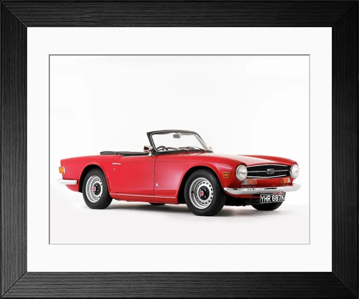 Framed Print : 1972 Triumph TR6 Framed Print : 1972 Triumph TR6