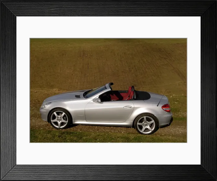 Framed Print : 2004 Mercedes Benz SLK 200K Framed Print : 2004 Mercedes Benz SLK 200K