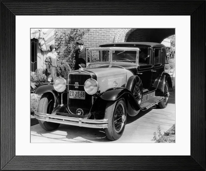 Framed Print : 1930 Cadillac V8 Formal Town Car, (c1930?) Framed Print : 1930 Cadillac V8 Formal Town Car, (c1930?)