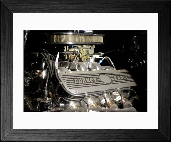 Framed Print : Ford Coupe Custom 1934. Artist: Simon Clay
