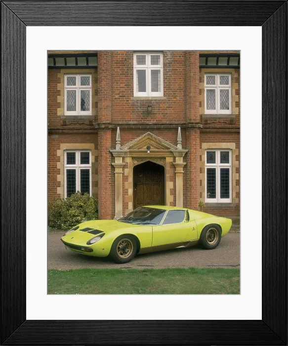 Framed Print : 1968 Lamborghini Miura SV Framed Print : 1968 Lamborghini Miura SV