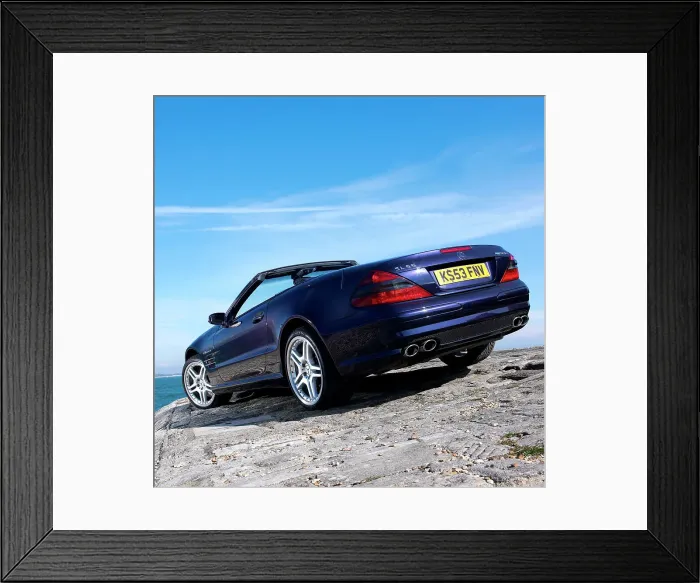 Framed Print : 2003 Mercedes Benz SL55 AMG Framed Print : 2003 Mercedes Benz SL55 AMG
