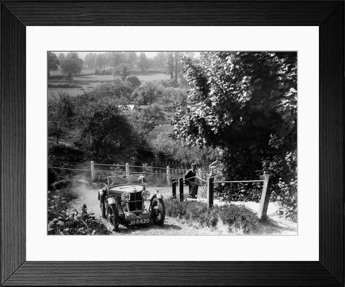 Framed Print : MG J2 1933 West Hants Ibberton Hill Climb Framed Print : MG J2 1933 West Hants Ibberton Hill Climb