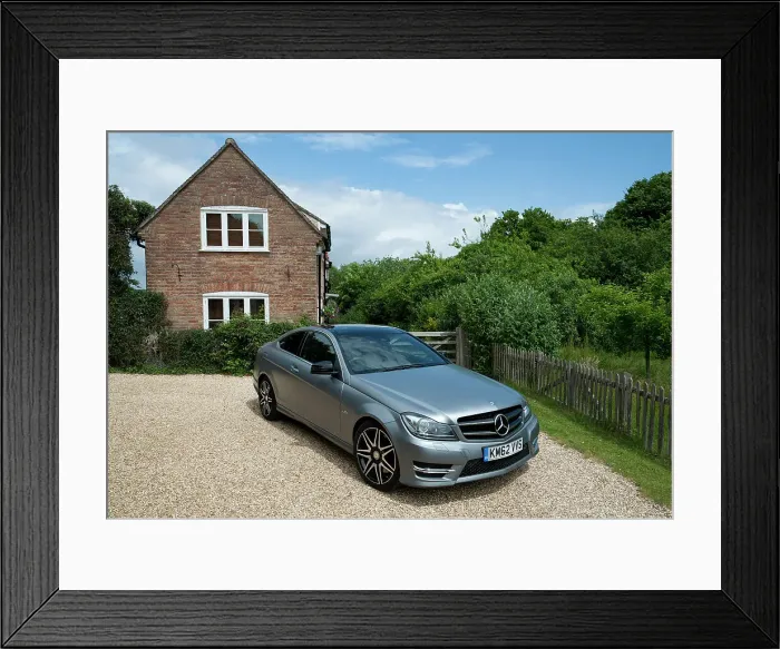 Framed Print : 2013 Mercedes Benz C250 Cdi Coupe AMG Sport Framed Print : 2013 Mercedes Benz C250 Cdi Coupe AMG Sport